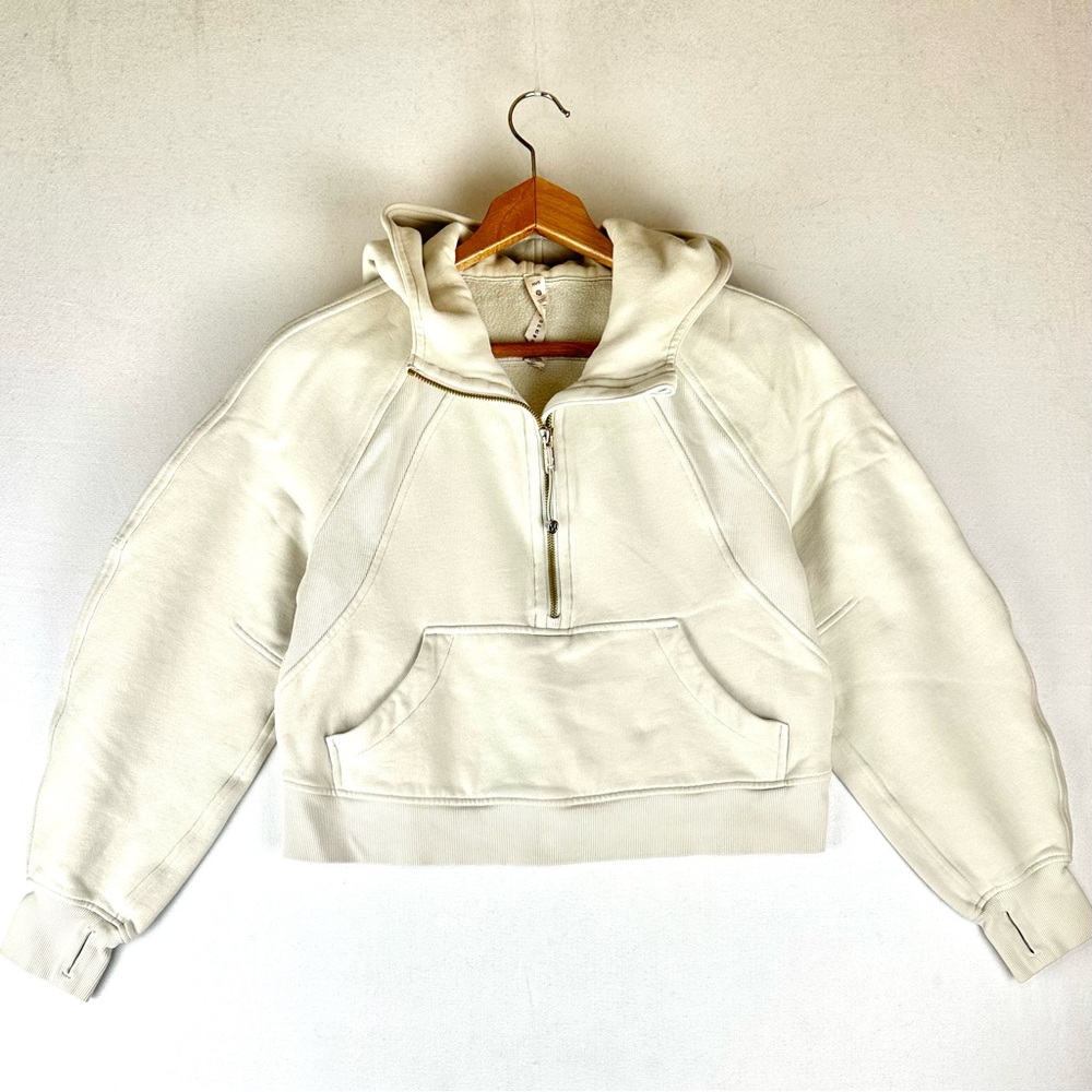 Lululemon Scuba Hoodie‎  Bone Sz XS/S Athleisure Activewear